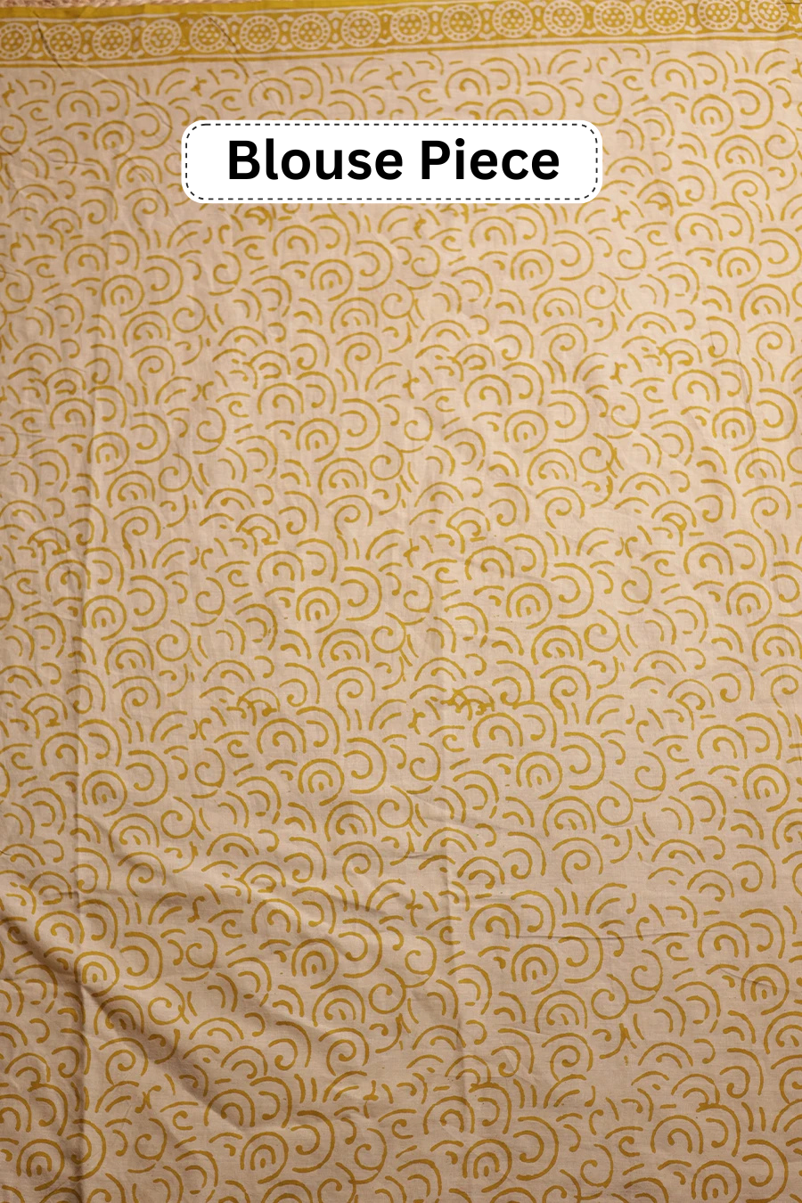 Neel Sparsh - Royal Blue Hand Block Printed Mulmul Cotton Saree MeMaana