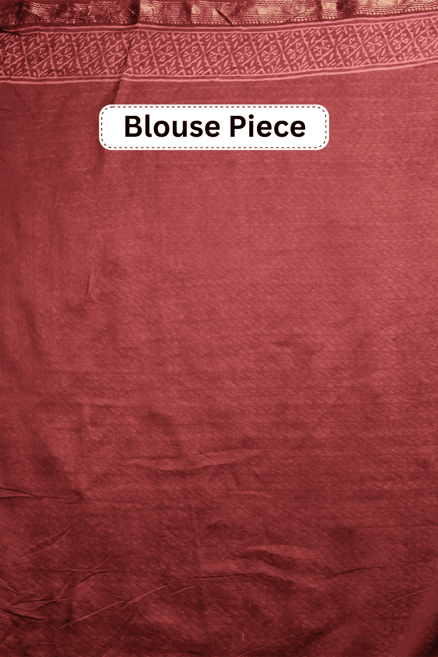 The Eternal Edit – Maroon Block Printed Maheshwari Silk Saree MeMaana