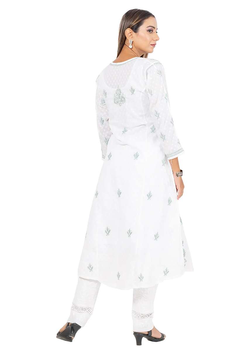 Fabnuma Handcrafted Chikankari Cotton Kurti - Fabnuma