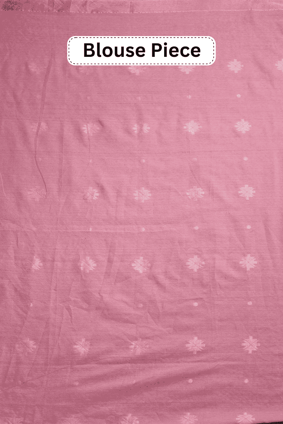 Threads of Raag - Pink Bengal Handloom Khadi Cotton Saree MeMaana
