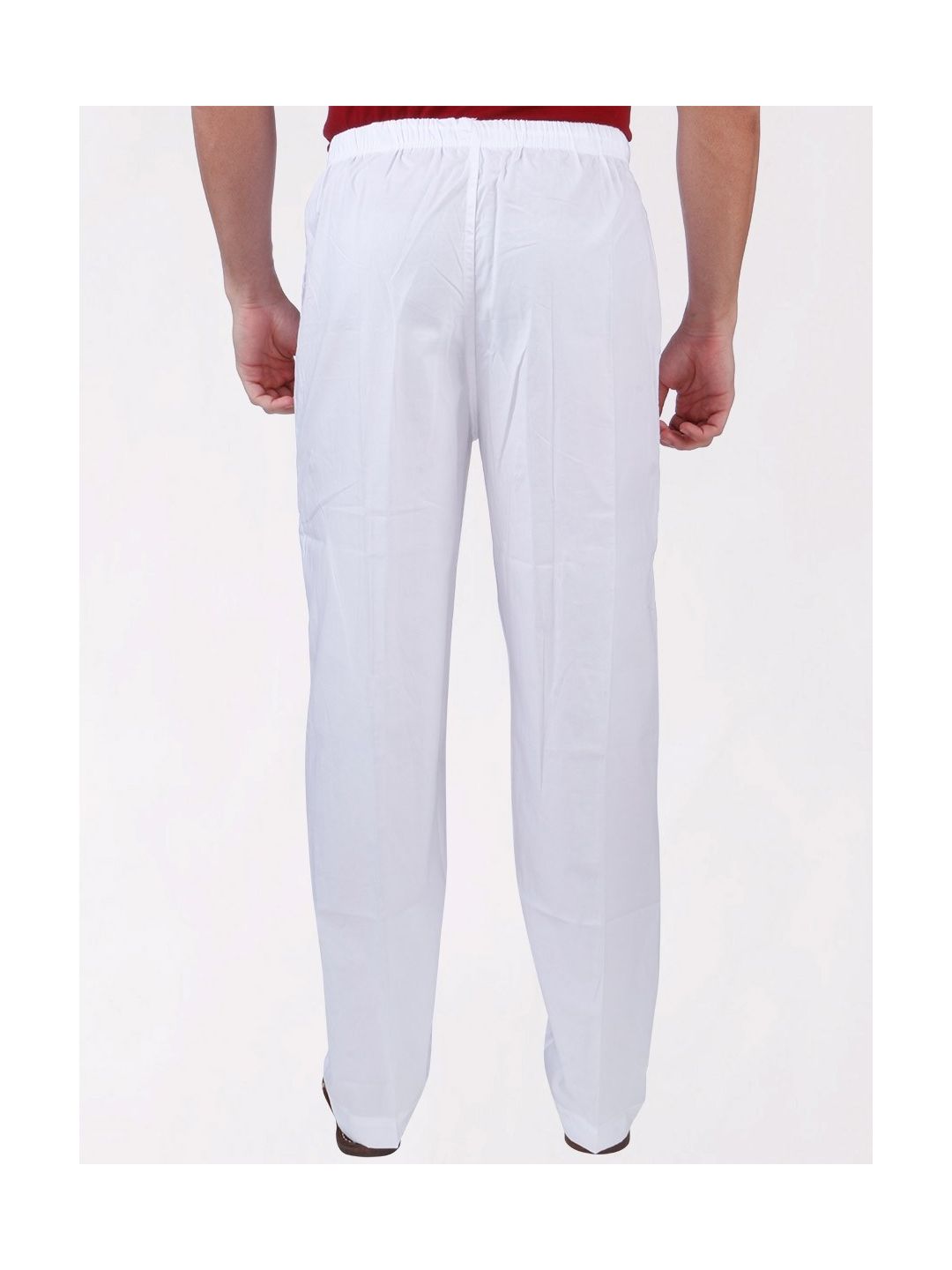 Fabnuma Handcrafted White Cotton Men'S Bottom - Fabnuma