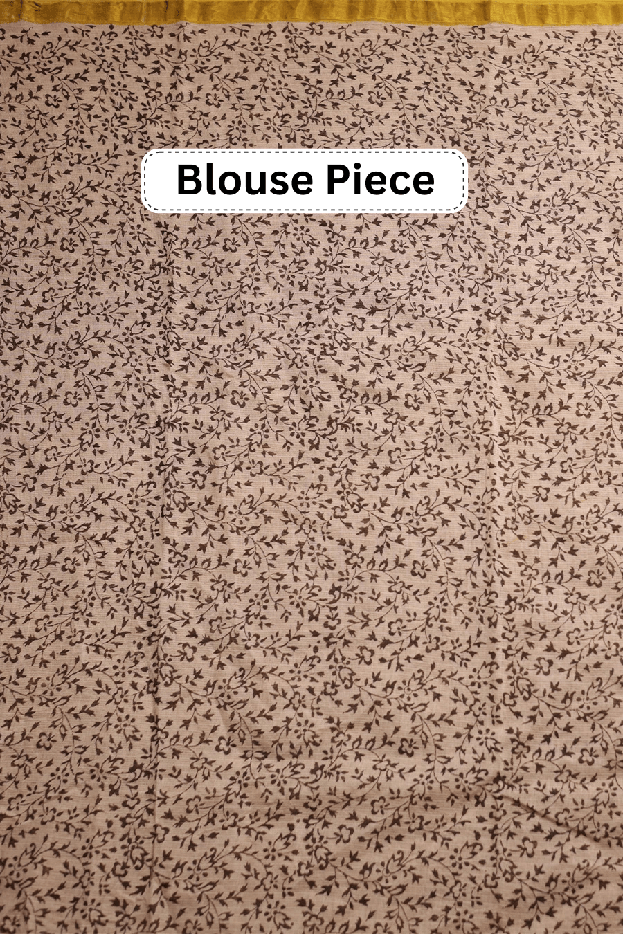 Sheer Comfort – Black Zig Zag Hand Block Printed Pure Kota Cotton Saree MeMaana